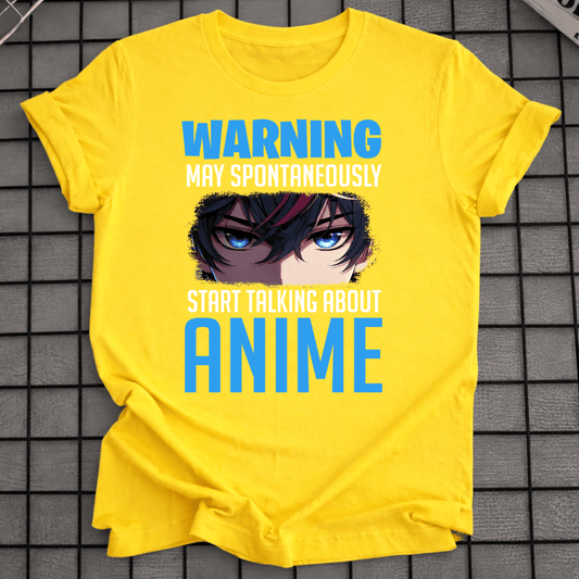 START TALKING ABOUT ANIME T-SHIRT