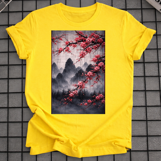 CHERRY BLOSSOM MOUNTAIN T-SHIRT