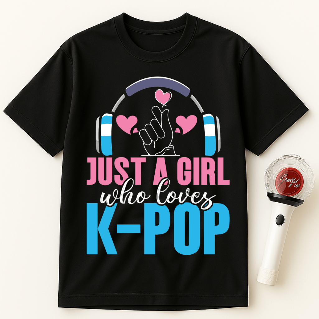 JUST A GIRL WHO LOVES K-POP UNISEX T-SHIRT