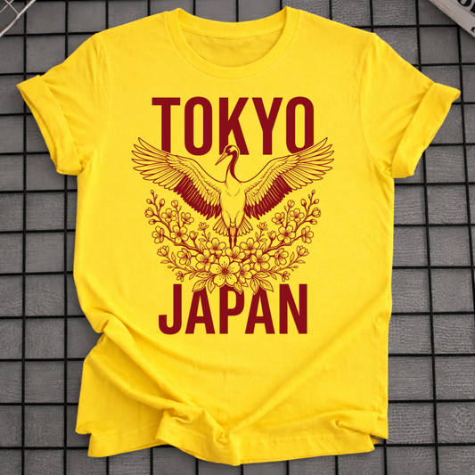 TOKIO JAPAN KRANICH T-SHIRT