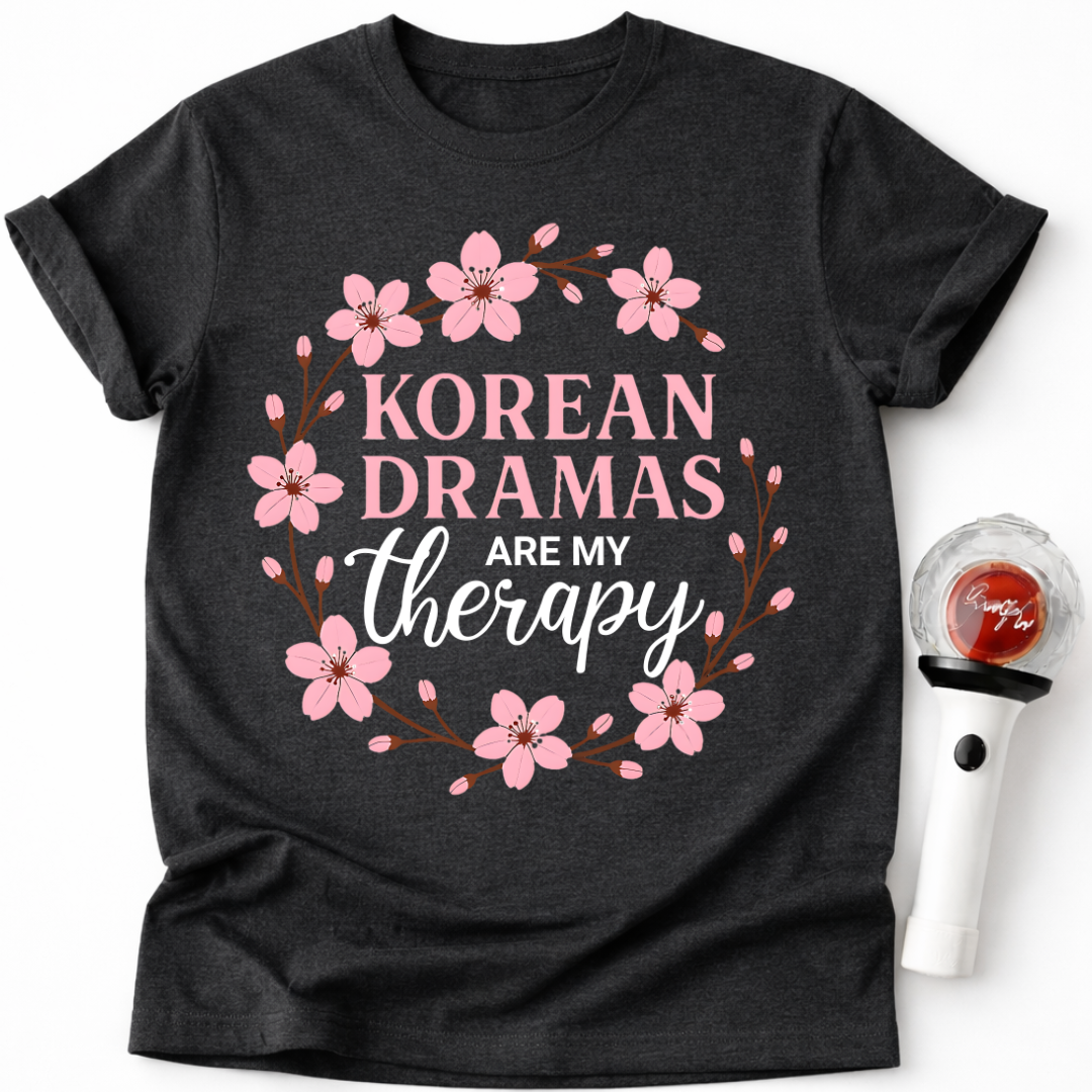 FLORALES KOREANISCHES DRAMA T-SHIRT