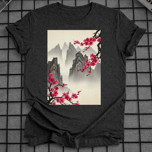 ASIAN INK LANDSCAPE T-SHIRT