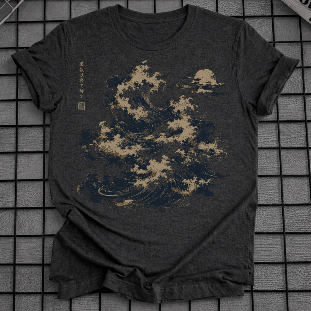 JAPANESE WAVE ART T-SHIRT