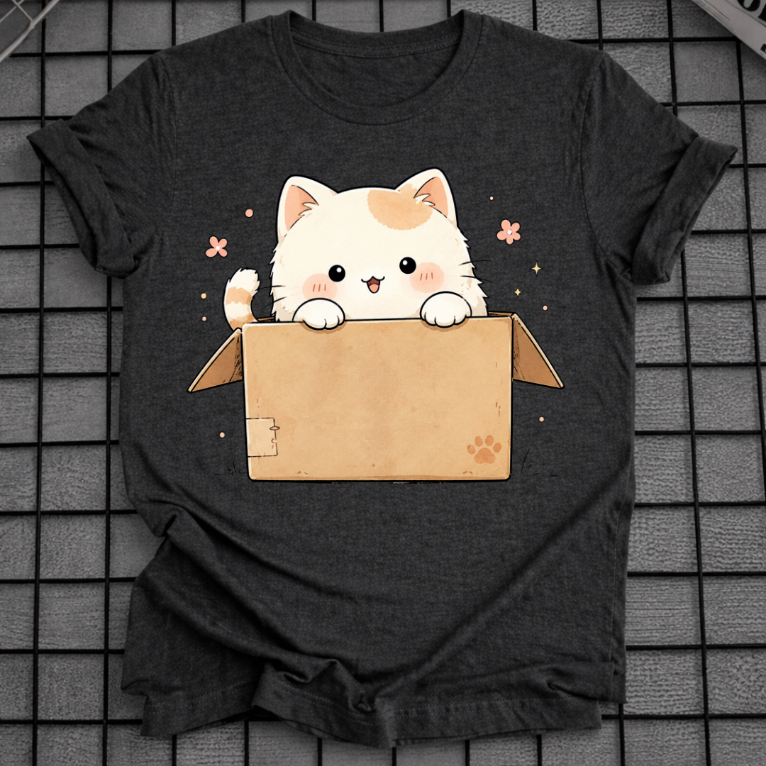 KITTEN IN BOX T-SHIRT