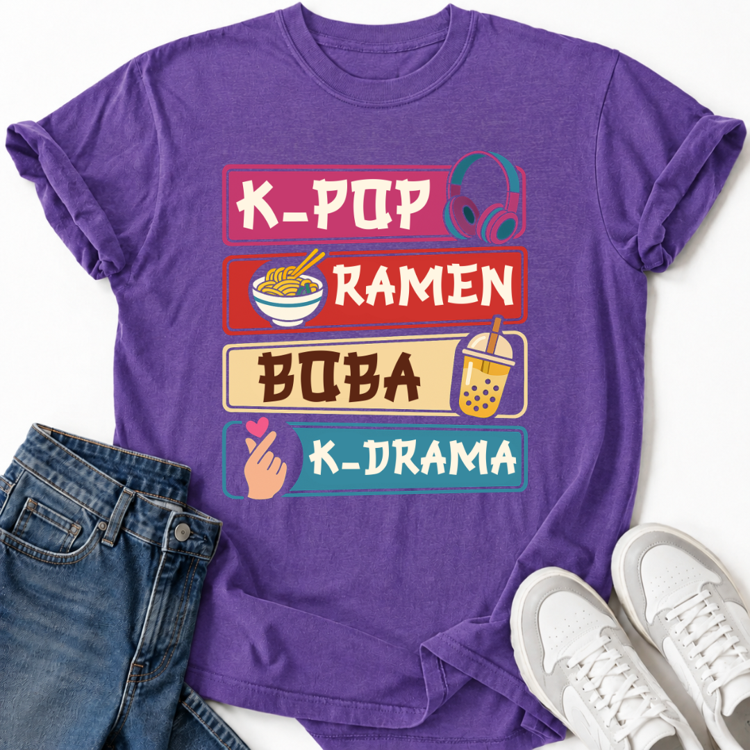 KOREAN LIFESTYLE SIGNS T-SHIRT