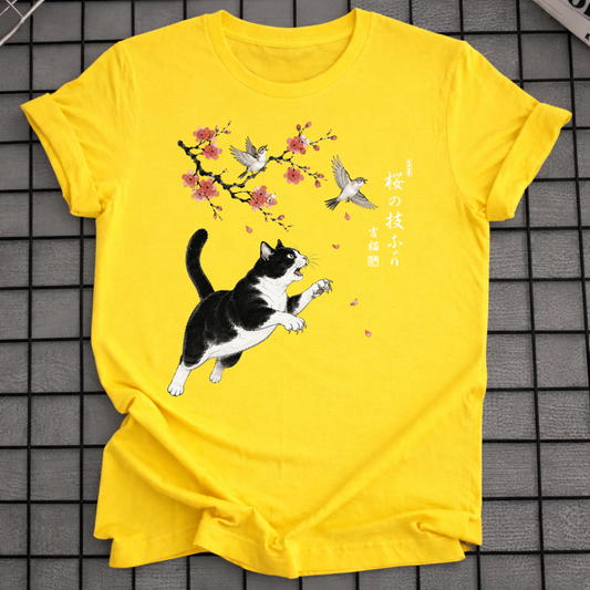 JAPANISCHES SAKURA KATZEN T-SHIRT
