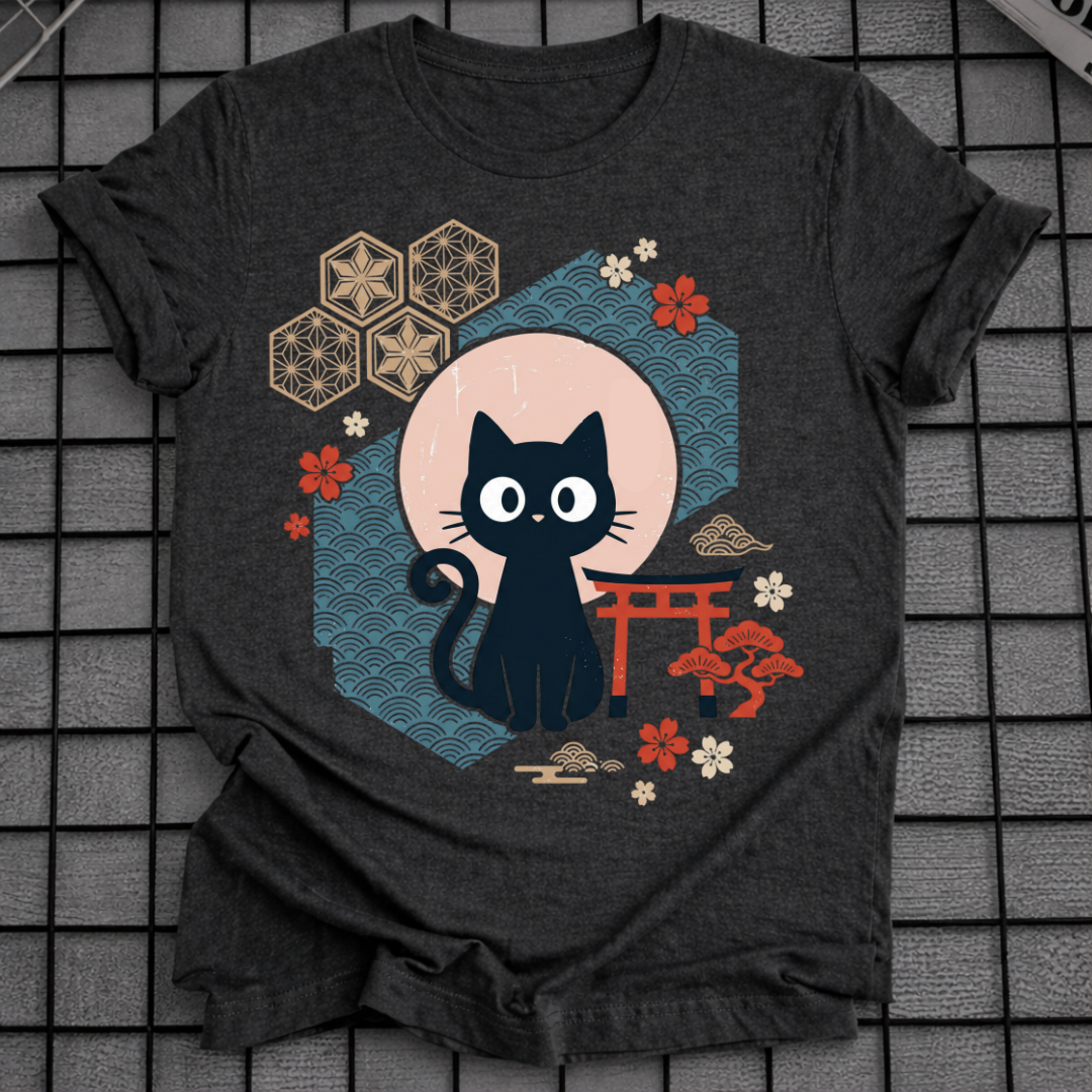 JAPANESE CAT SHRINE T-SHIRT