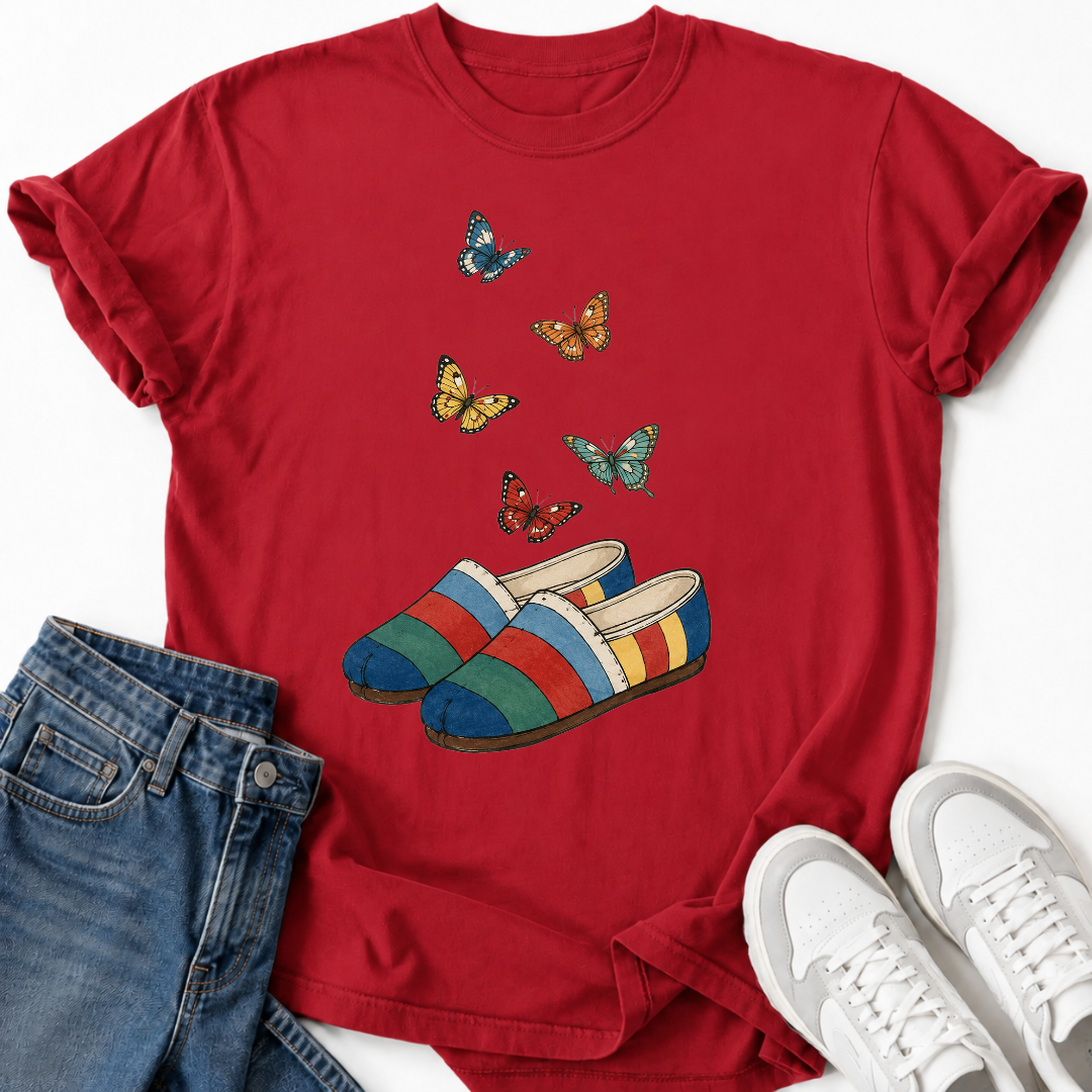 KOREAN HANBOK SHOES T-SHIRT
