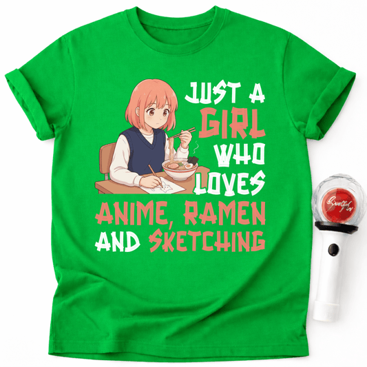 ANIME RAMEN SKETCHING T-SHIRT