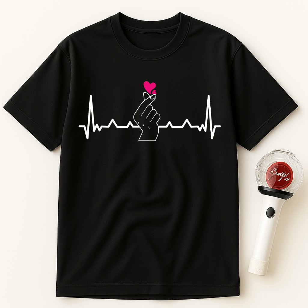 K-POP FINGER HEART UNISEX T-SHIRT