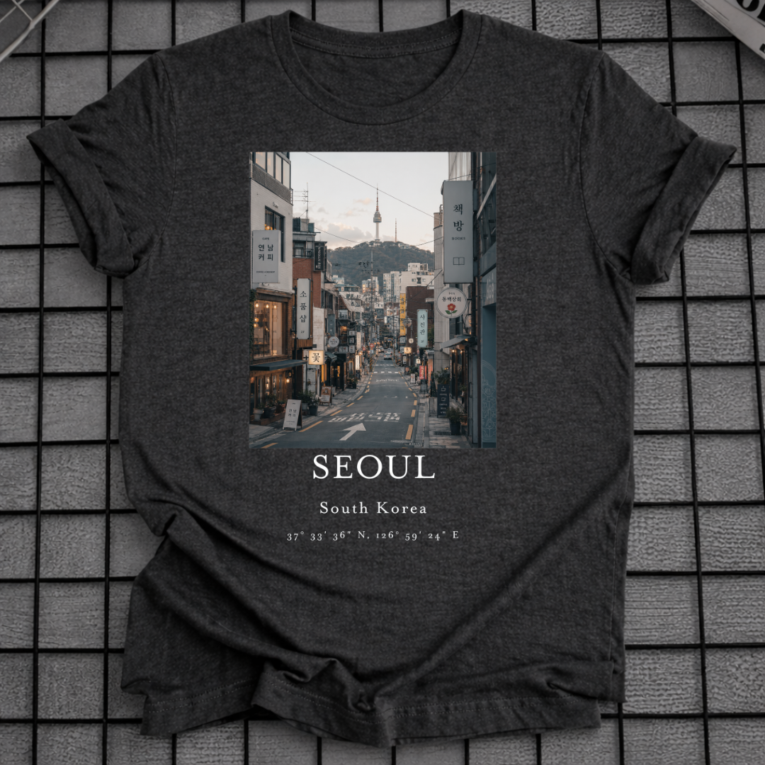 SEOUL SÜDKOREA STRASSEN-T-SHIRT