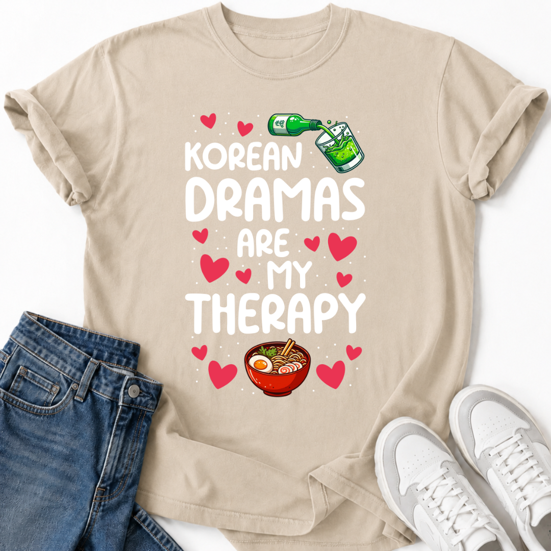 KOREAN DRAMAS SOJU RAMEN T-SHIRT