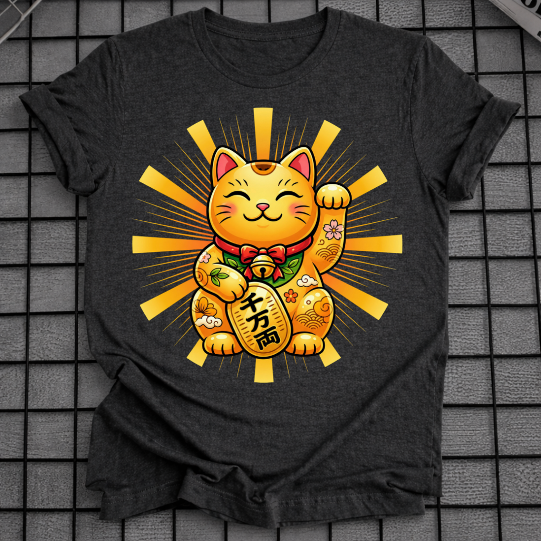 MANEKI NEKO LUCKY CAT T-SHIRT