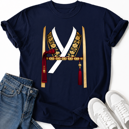 KOREAN WEDDING HANBOK COSTUME T-SHIRT