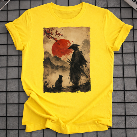 SAMURAI STARRT KATZE T-SHIRT