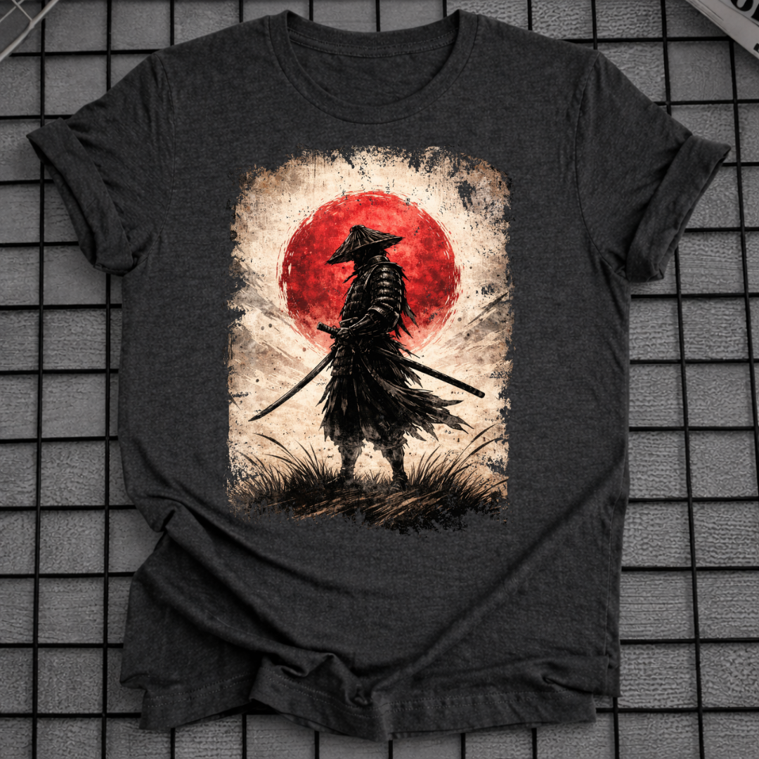 SAMURAI-SILHOUETTEN-T-SHIRT