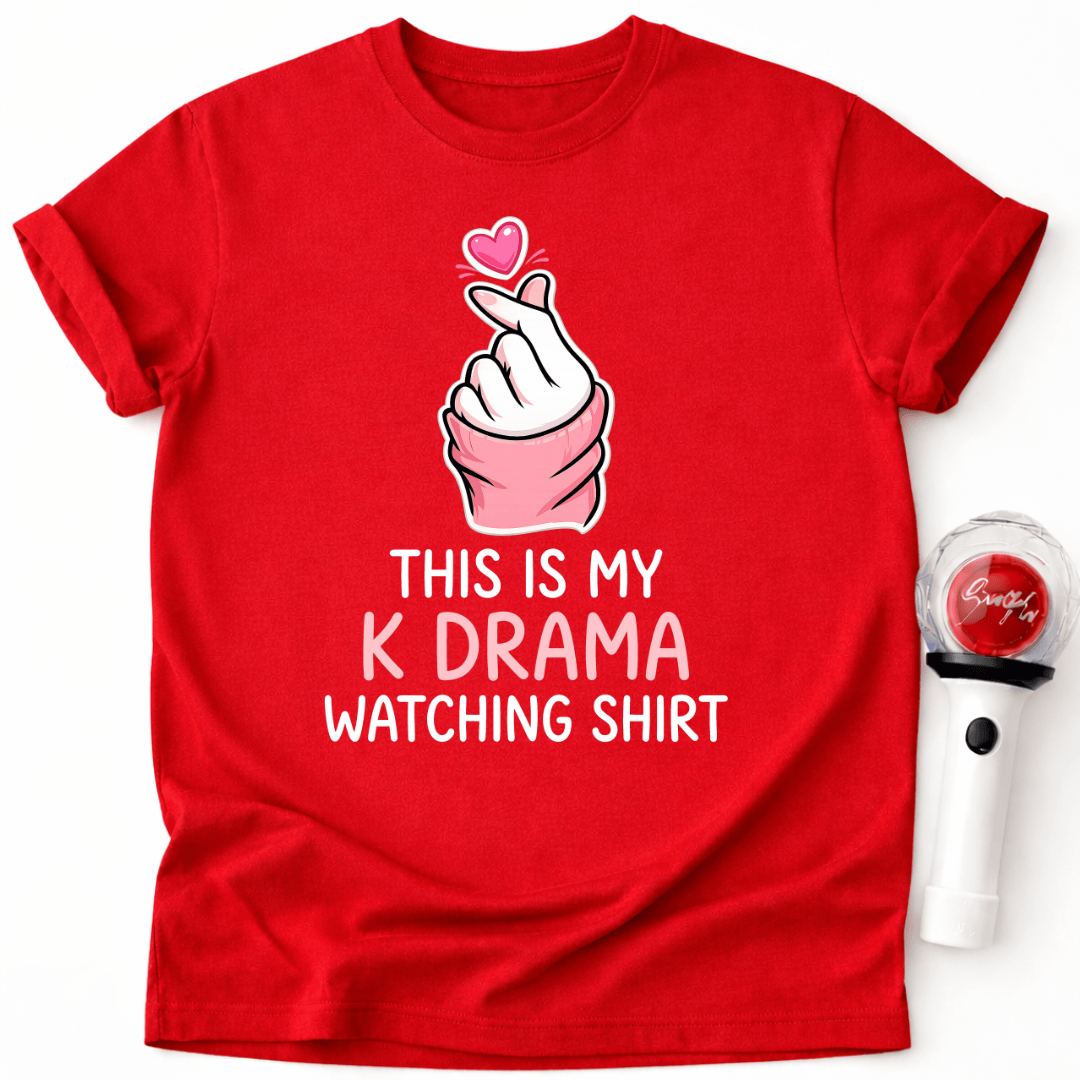 FINGER HEART K-DRAMA WATCHING T-SHIRT