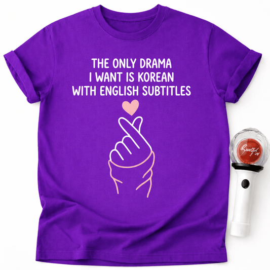 K-DRAMA ENGLISH SUBTITLES T-SHIRT