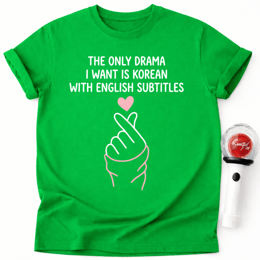 K-DRAMA ENGLISCHE UNTERTITEL T-SHIRT