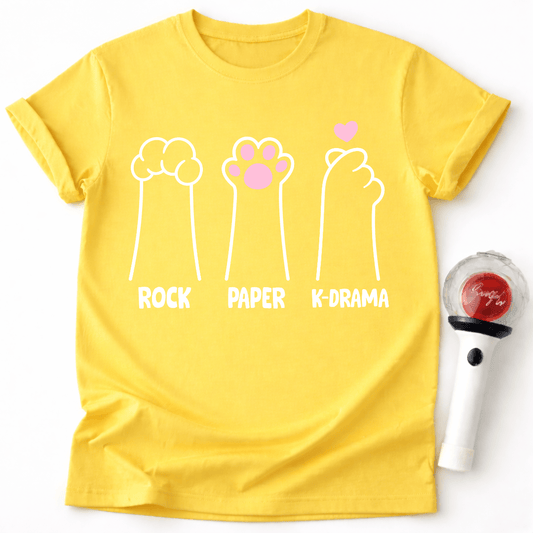 ROCK PAPER K-DRAMA T-SHIRT