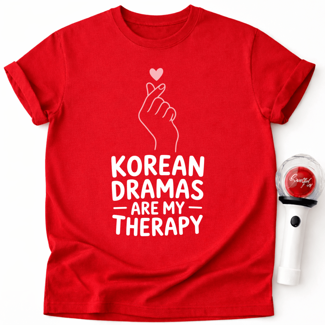 KOREANISCHE DRAMEN FINGERHERZ T-SHIRT