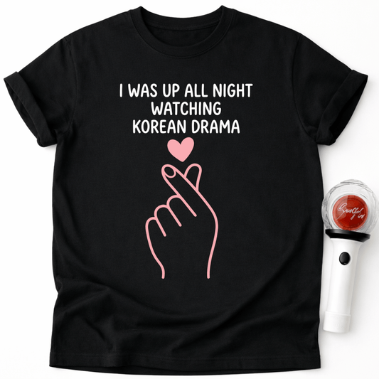 WATCHING KOREAN DRAMA T-SHIRT