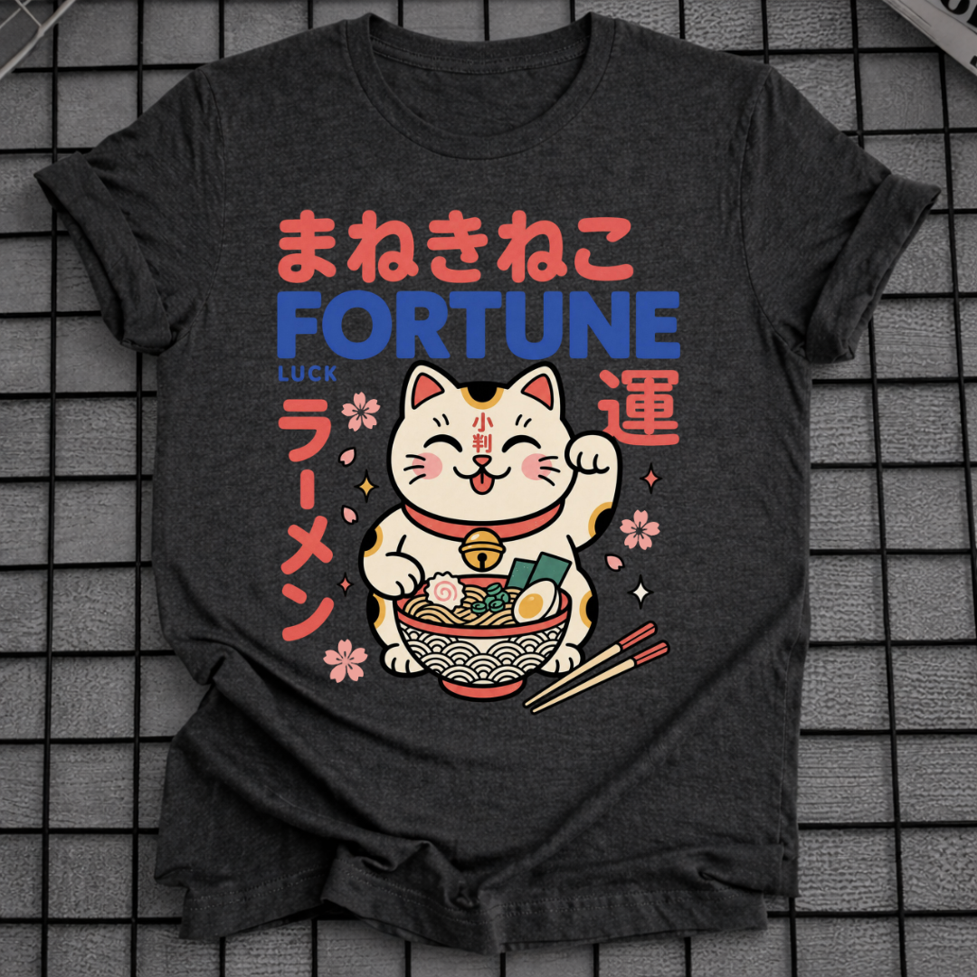 LUCKY CAT RAMEN T-SHIRT