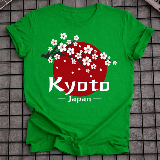 KYOTO JAPAN KIRSCHBLÜTEN-T-SHIRT