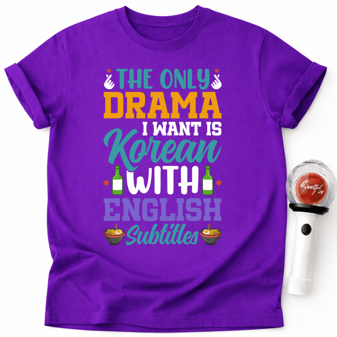 T-SHIRT MIT ENGLISCHEN UNTERTITELN