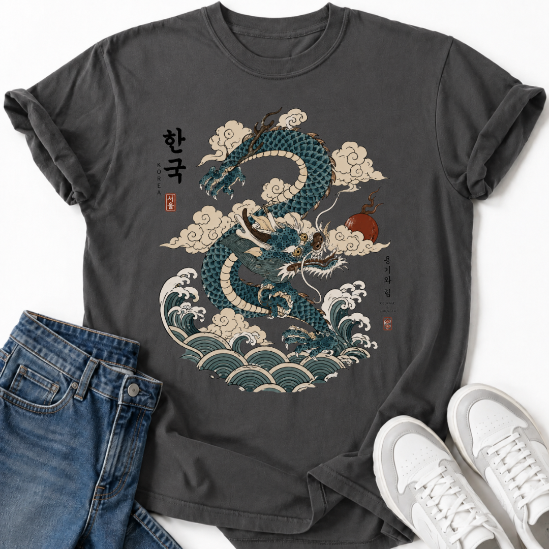 KOREANISCHES DRACHEN-T-SHIRT