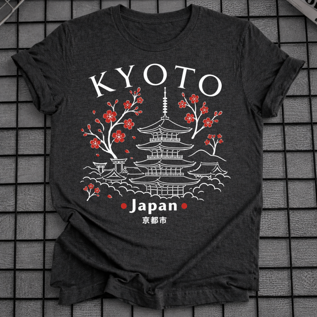 KYOTO KIRSCHBLÜTEN-T-SHIRT