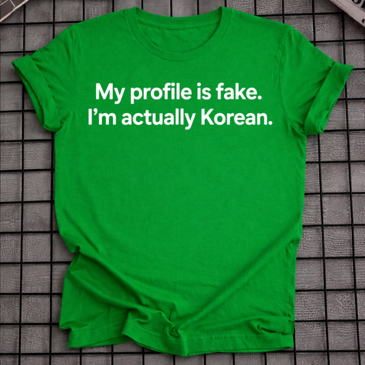 I'M ACTUALLY KOREAN T-SHIRT