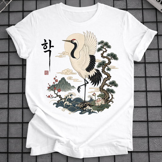 HAK KOREAN CRANE T-SHIRT