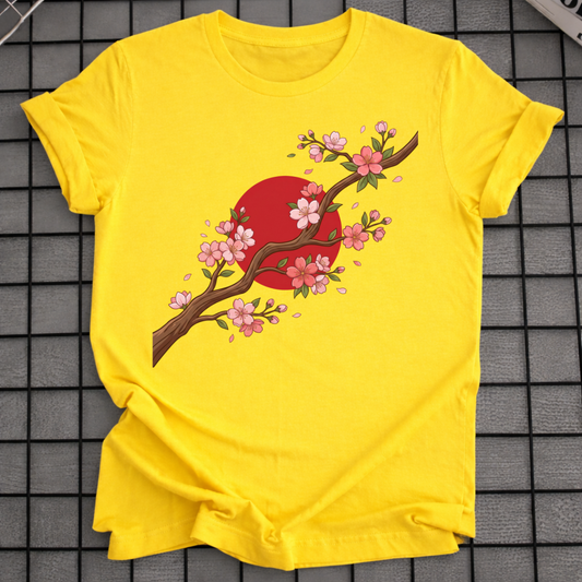 JAPANESE SAKURA FLOWER T-SHIRT