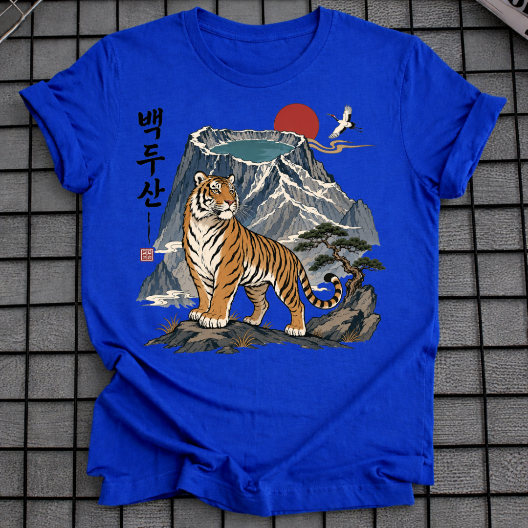 BAEKDUSAN KOREAN TIGER T-SHIRT