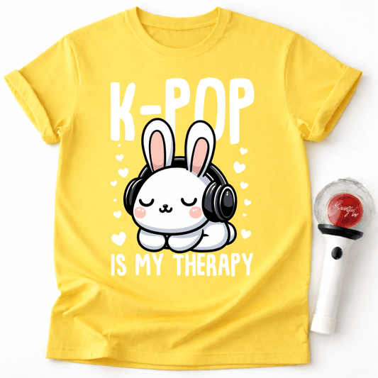 K-POP IST MEINE THERAPIE HÄSCHEN T-SHIRT