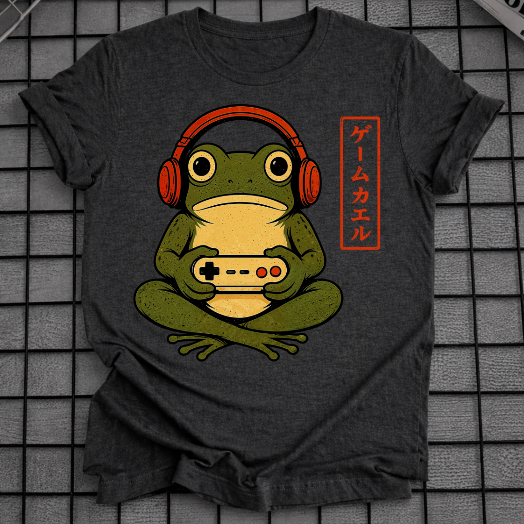 JAPANISCHES GAMER-FROSCH-T-SHIRT