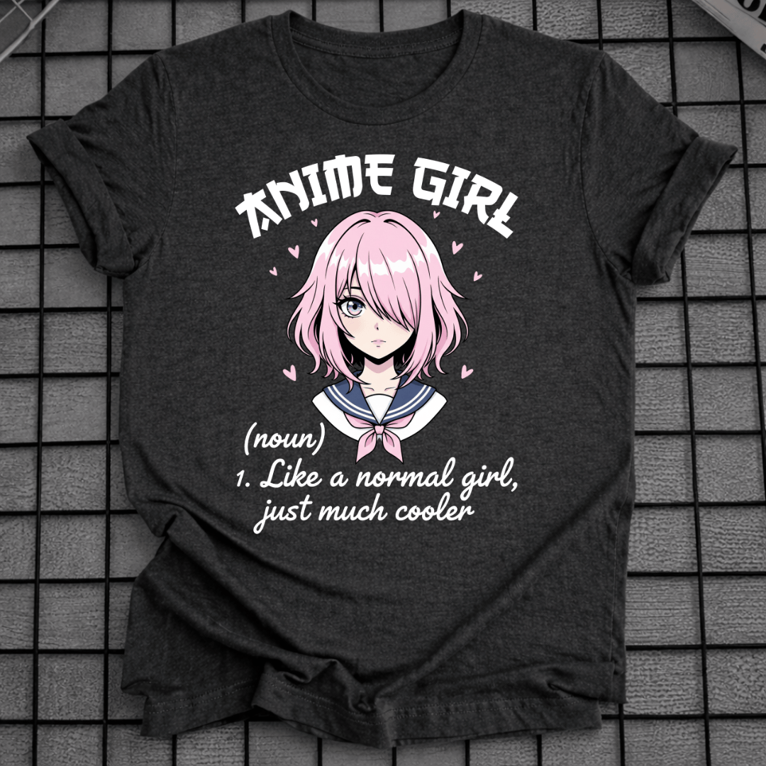 ANIME GIRL NUR VIEL COOLERES T-SHIRT