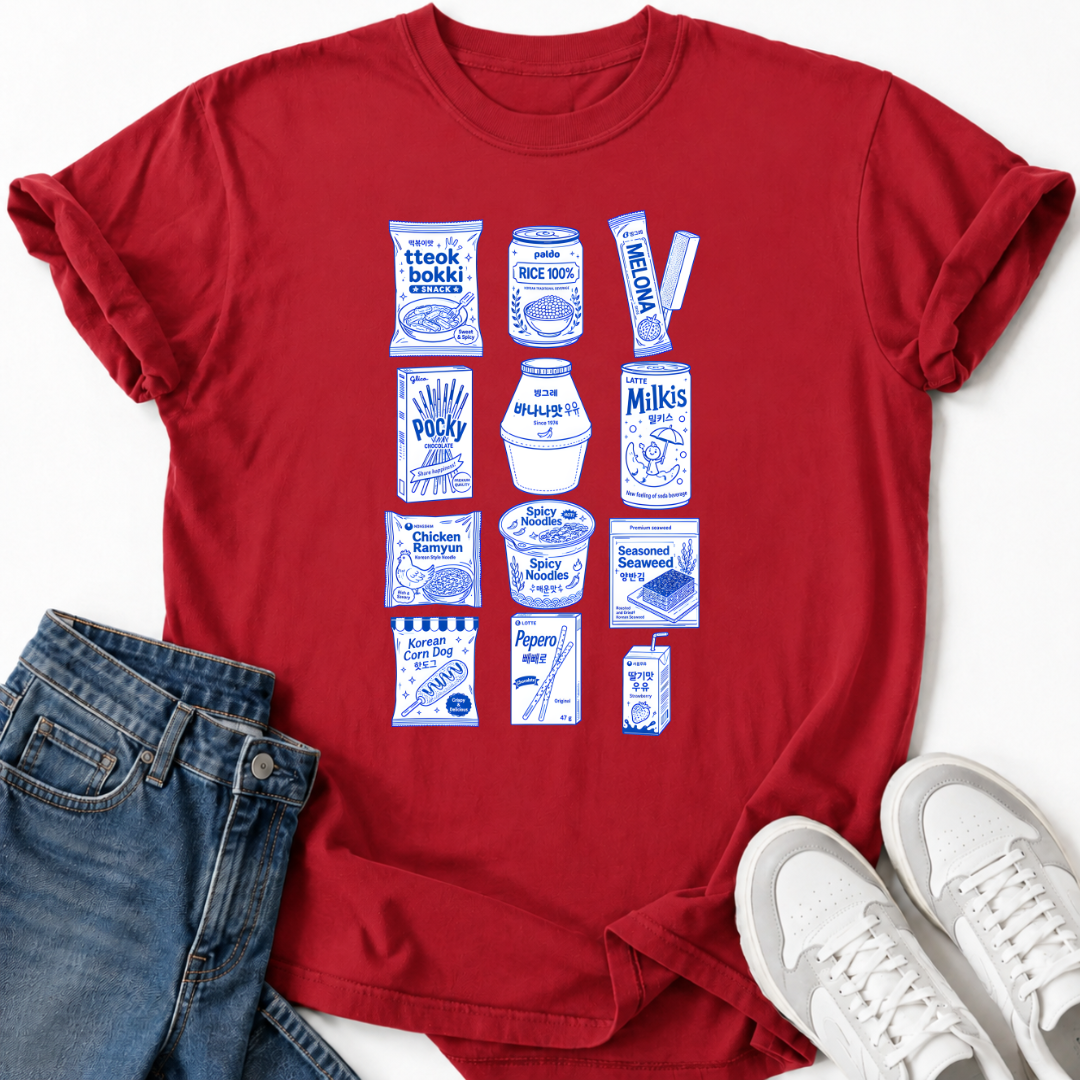 KOREAN SNACKS T-SHIRT