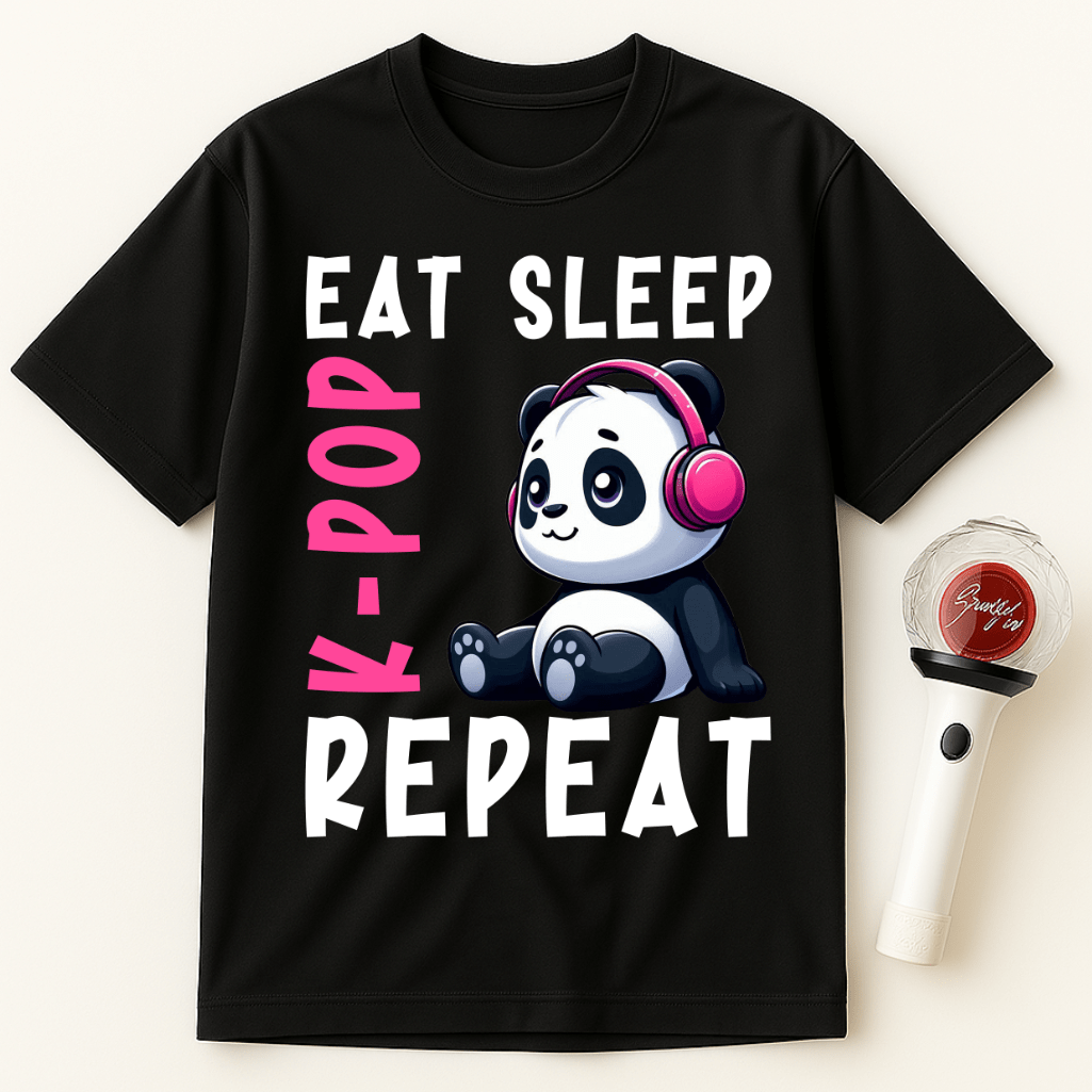 EAT SLEEP K-POP REPEAT UNISEX T-SHIRT