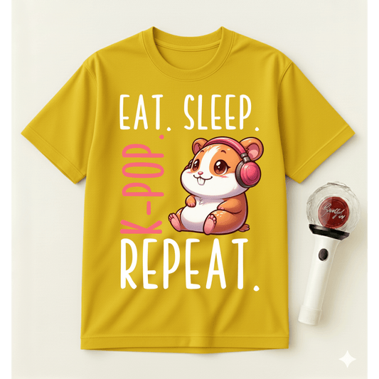 EAT SLEEP K-POP REPEAT T-SHIRT