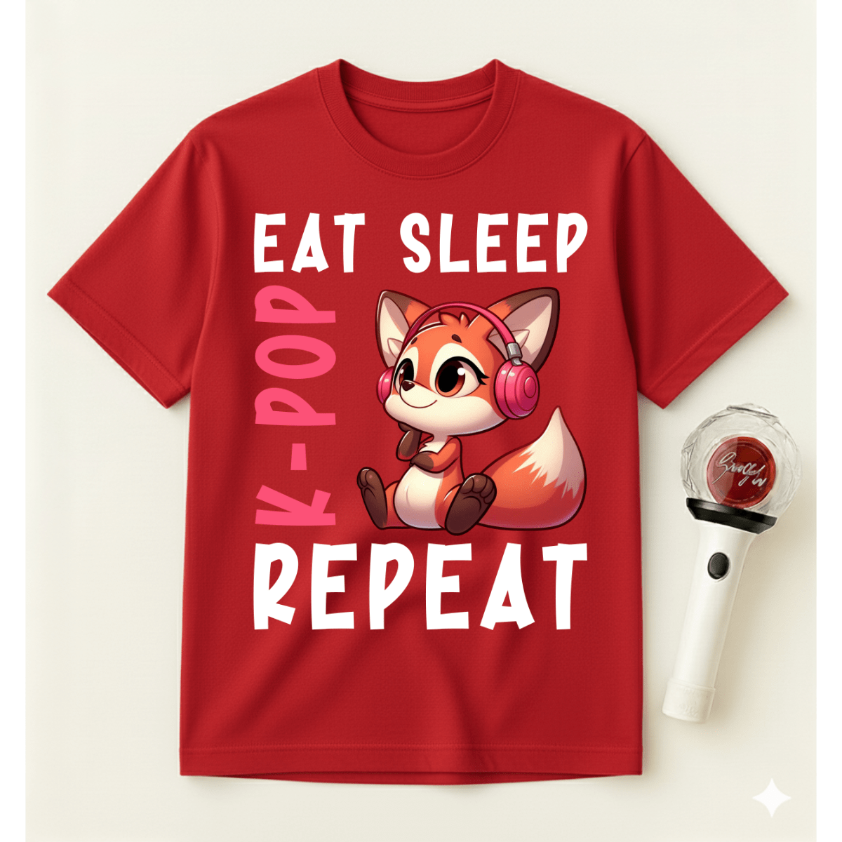 EAT SLEEP K-POP REPEAT T-SHIRT