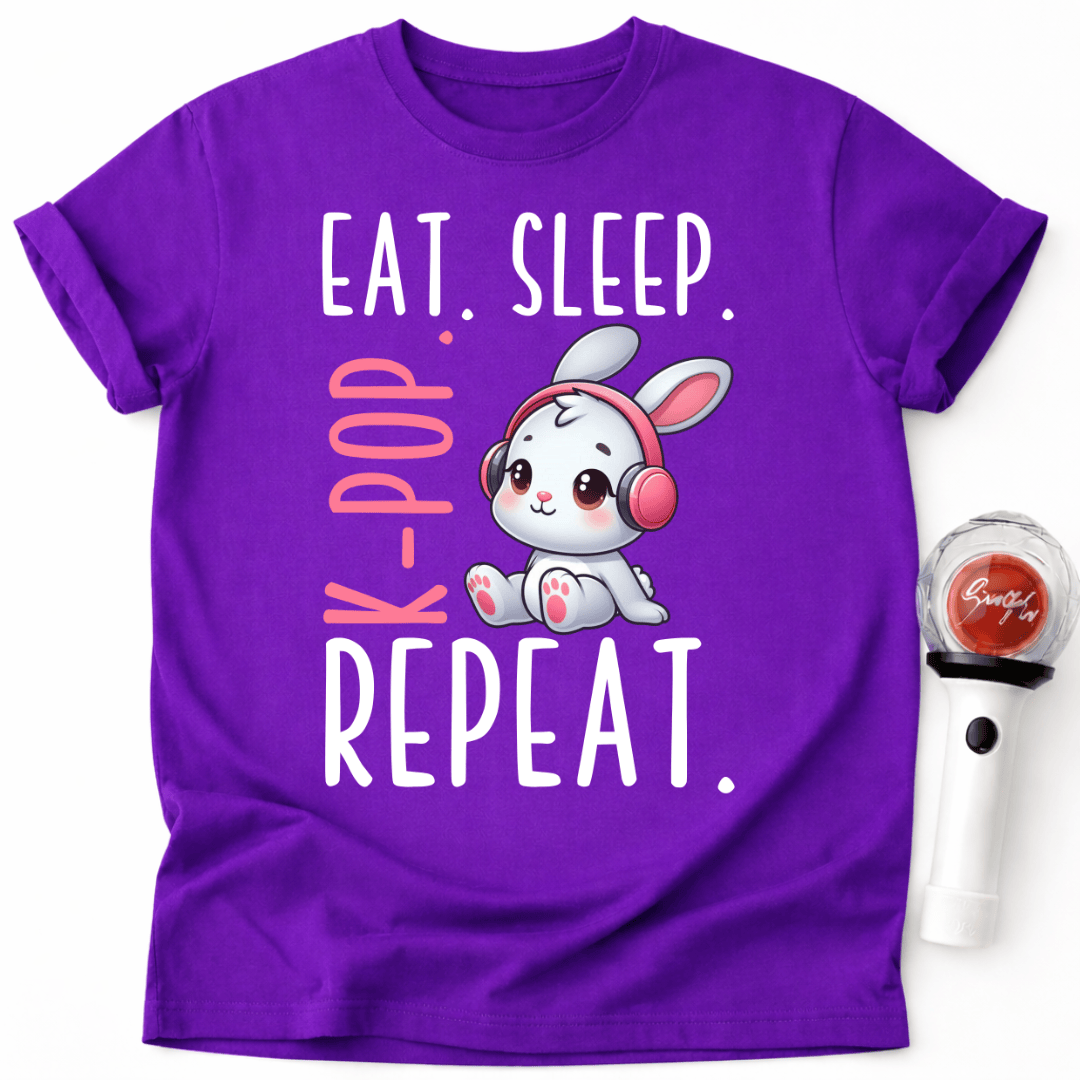 K-POP RABBIT REPEAT T-SHIRT