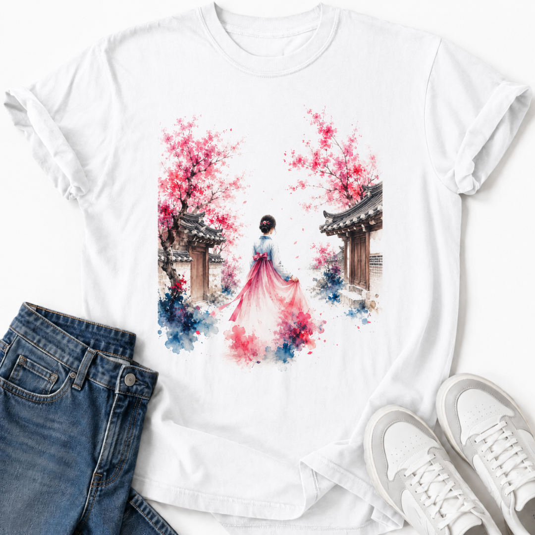 KOREAN HANBOK ART T-SHIRT