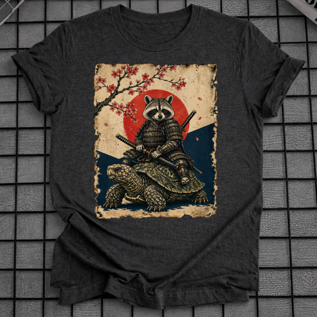 WASCHBÄR-SAMURAI T-SHIRT