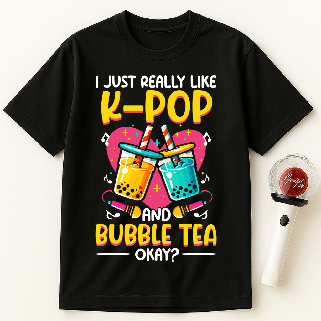 K-POP & BUBBLE TEA T-SHIRT