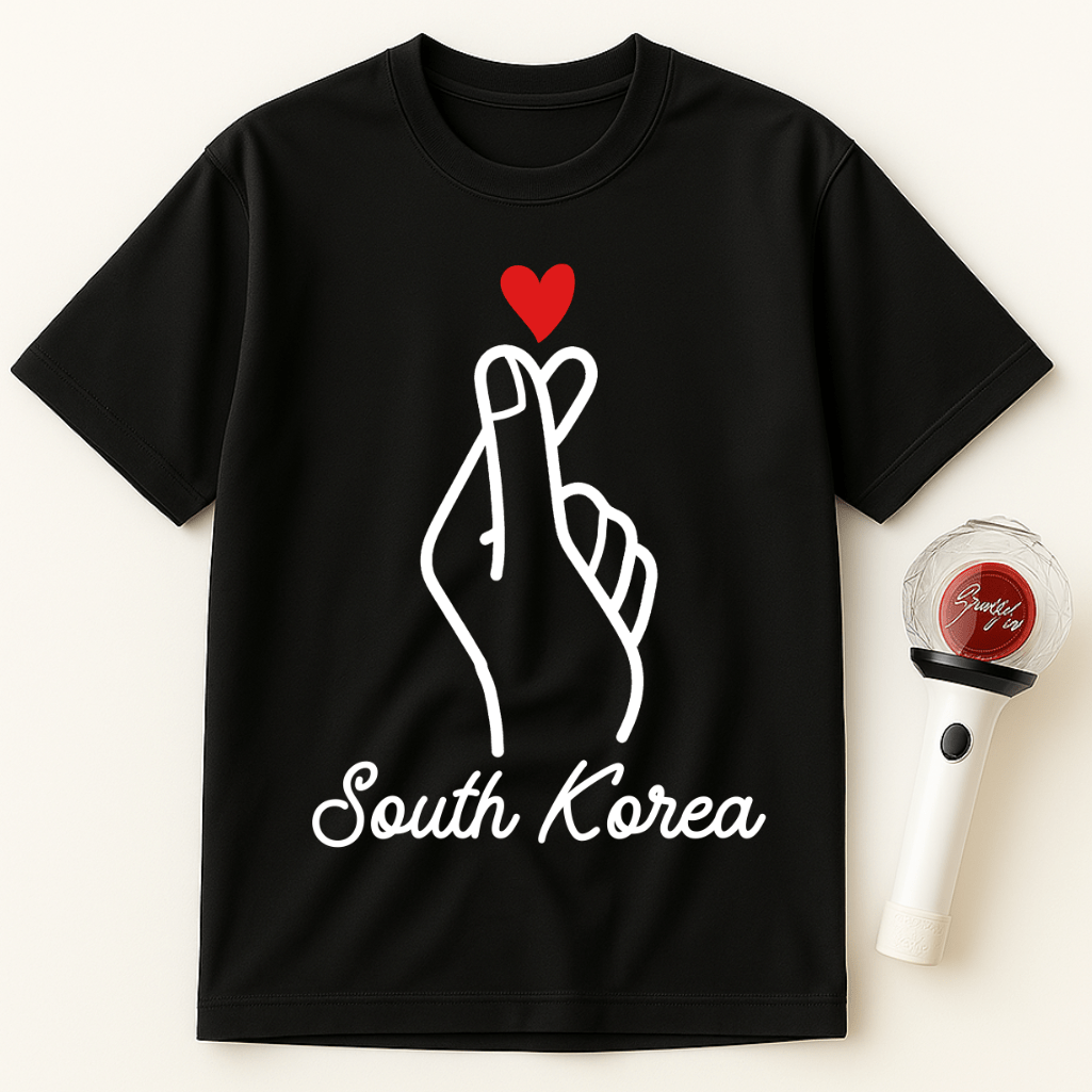 SOUTH KOREA FINGER GESTURE UNISEX T-SHIRT