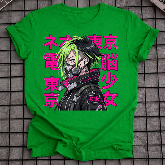CYBERPUNK TOKYO GIRL T-SHIRT