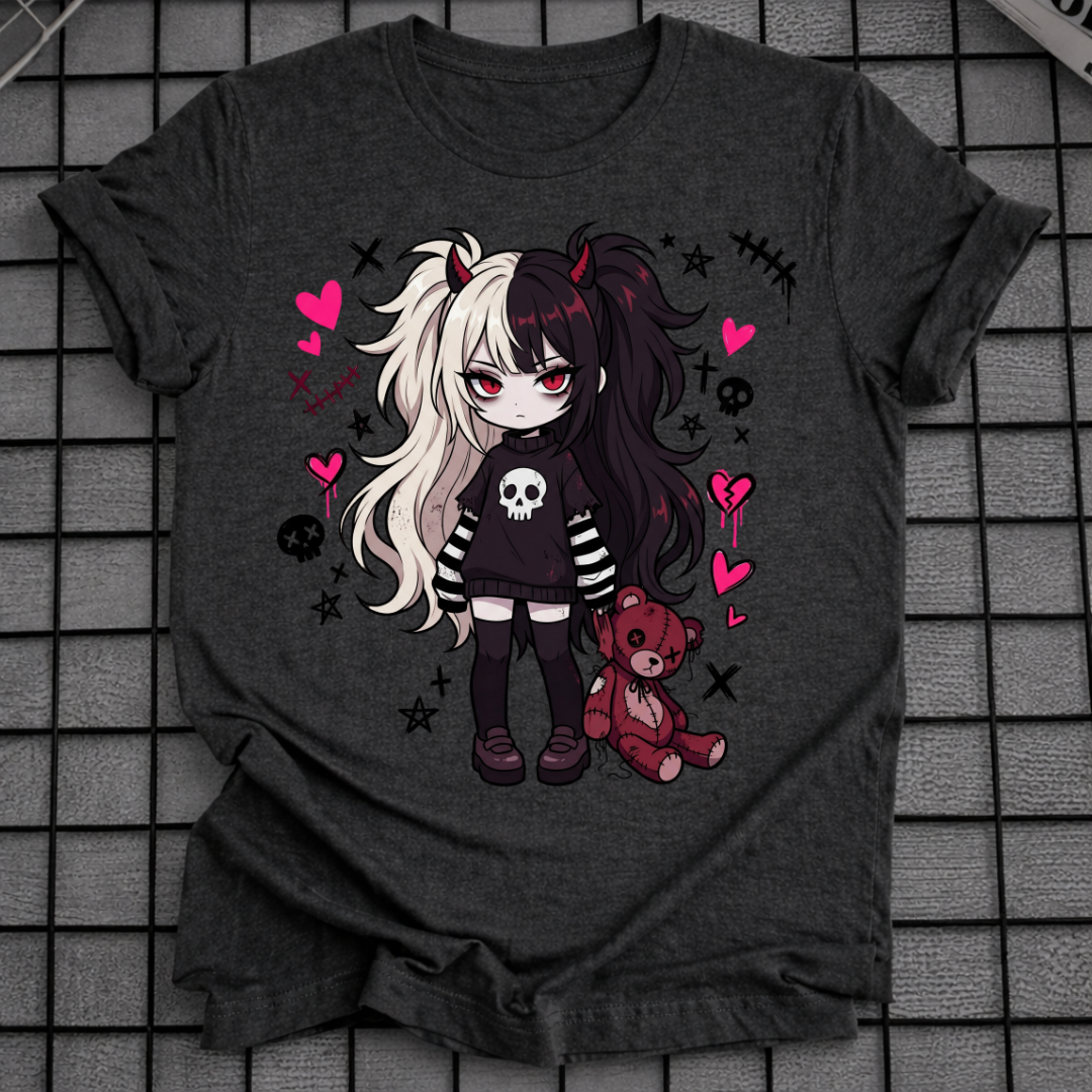 GOTHIC KAWAII GIRL T-SHIRT