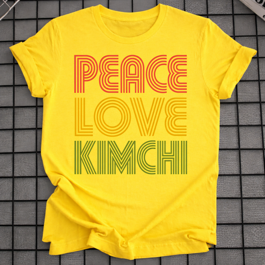 PEACE LOVE KIMCHI T-SHIRT